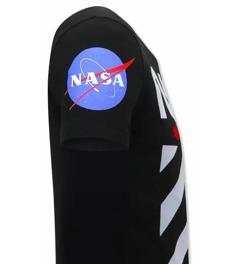 NASA CAMISETAS HOMBRE  NEGRO